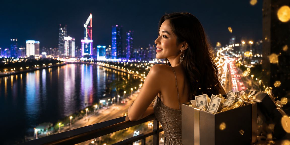 Không khí sôi động của casino trực tuyến về đêm tại Thành phố Hồ Chí Minh